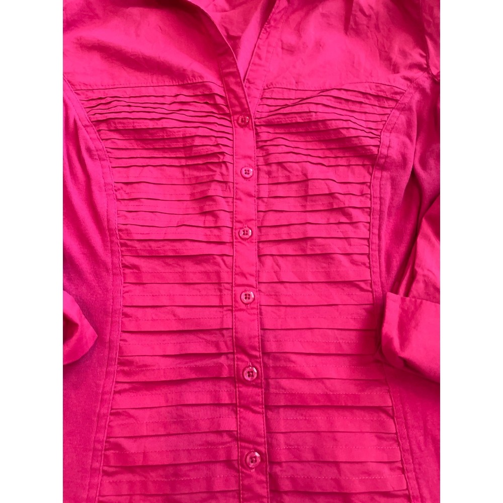 Zac & Rachel Pink Button Down Top for Women